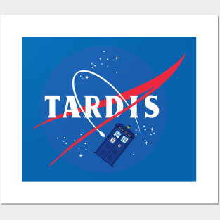 TARDIS NASA MASH UP Posters and Art